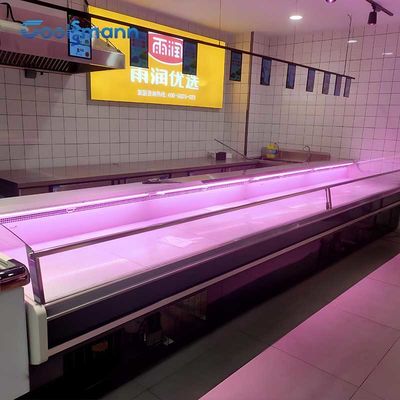 Freestanding витрина ℃ охладителя 0 до 5 еды замораживателя 570L дисплея мяса