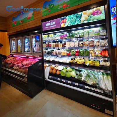 2 - 8 Refrigerated ℃ замораживатель шкафа случая напитка охладителя открытой выкладки